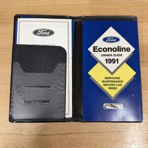 1991 Ford Econoline Owners Manual Users Guide Reference Operator Book Fuses OEM